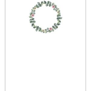 Blank with Foliage Wreath Large