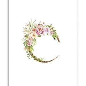 Blank with Spring Crescent Folding Card